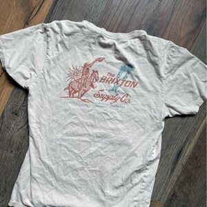 Brixton Light Pink Graphic Tee